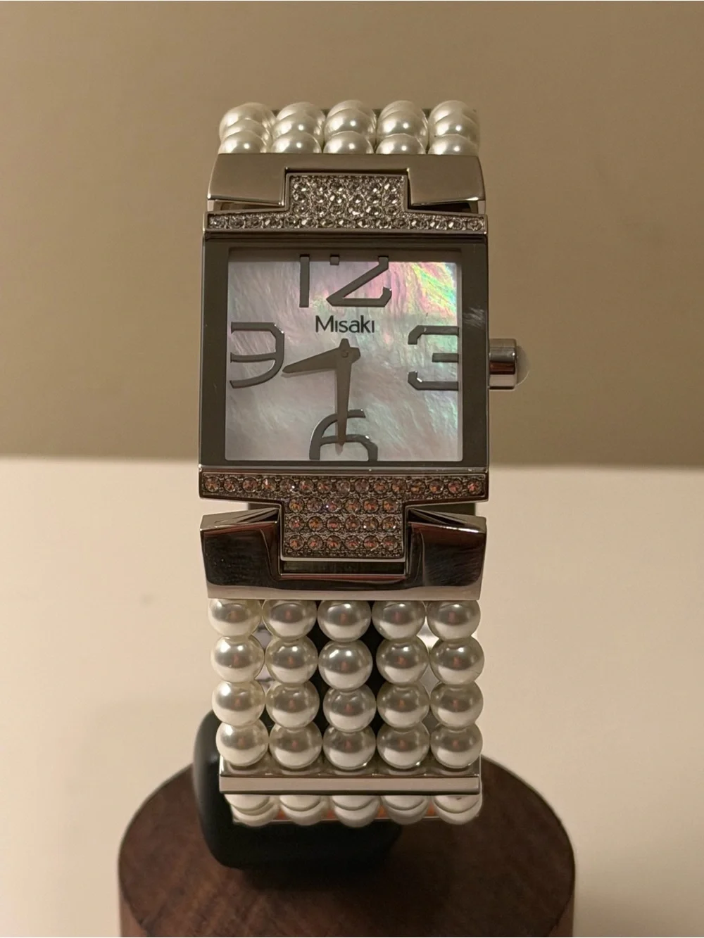 NEW Misaki Monte Carlo Pearl Bracelet Watch – Mother of Pearl Dial